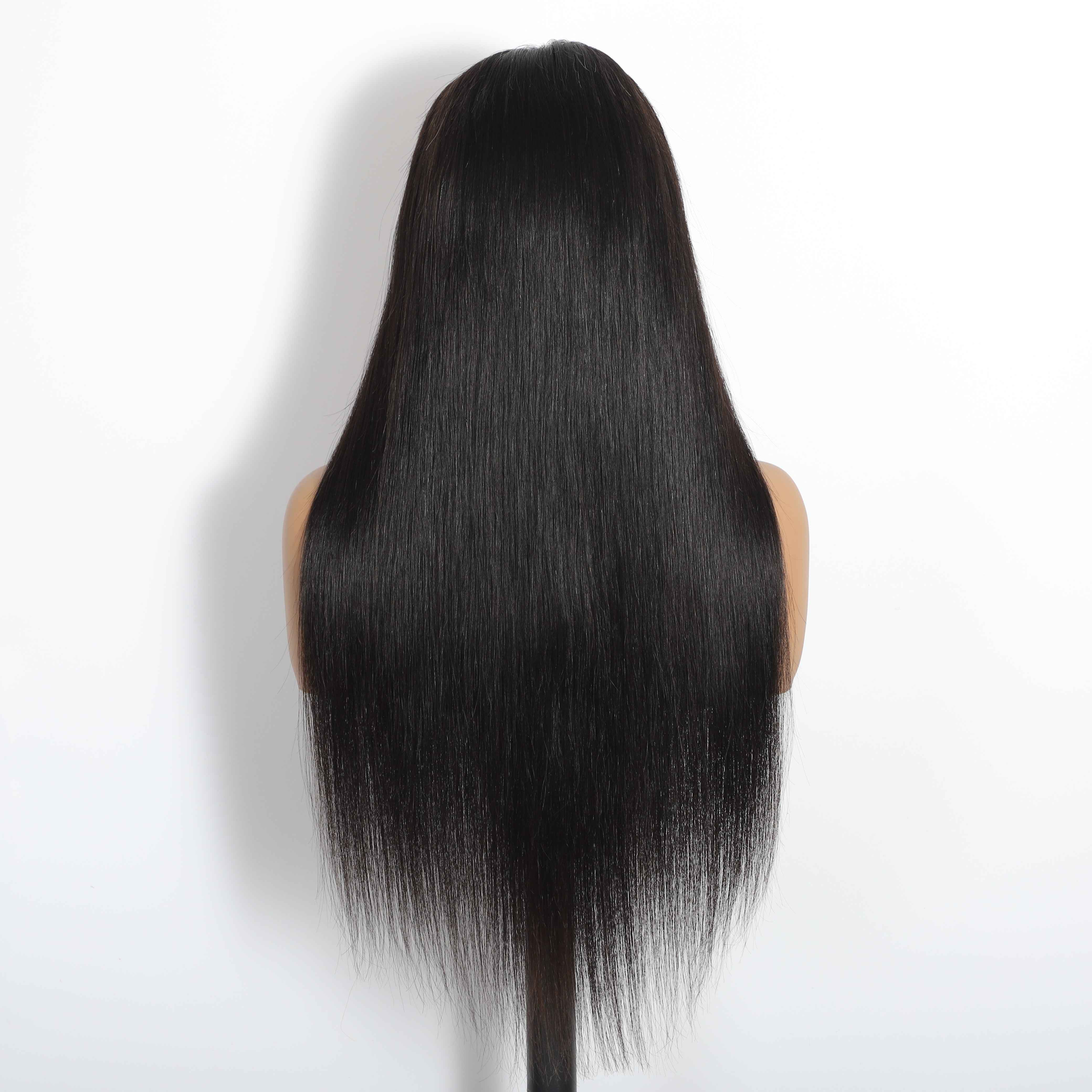 Straight 5"x5"Transparent Closure Lace Wig